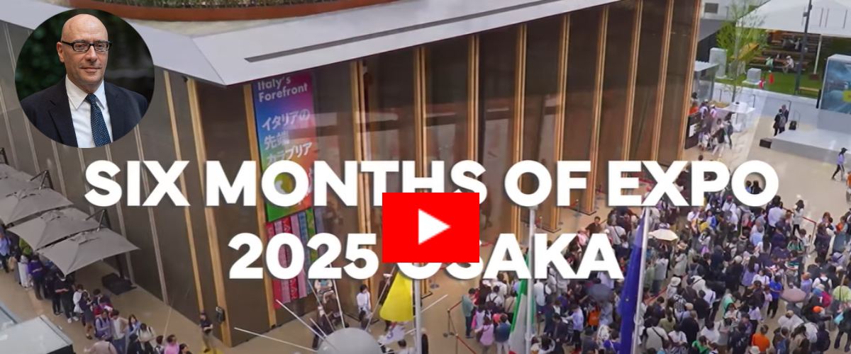 L’Italia chiude Expo Osaka 2025 con quasi 1,8 miliardi di contratti e investimenti. E vince anche il premio più prestigioso (video) L’Italia chiude Expo Osaka 2025 con quasi 1,8 miliardi di contratti e investimenti. E vince anche il premio più prestigioso (video)