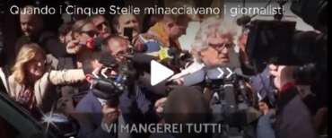 Oggi Conte & c. fanno i paladini della libertà di stampa ma Grillo voleva “mangiare i giornalisti per poi vomitarli”