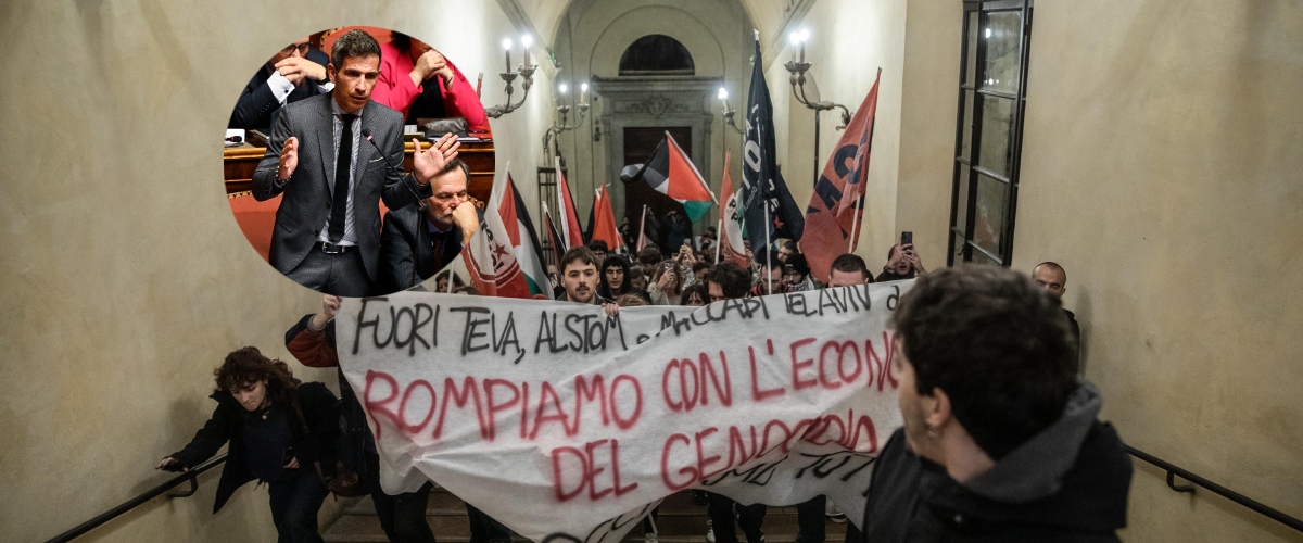 Collettivi all’attacco di Marco Lisei in un liceo di Bologna, interviene la Digos. Bignami: “L’odio di chi nega il dialogo” Collettivi all’attacco di Marco Lisei in un liceo di Bologna, interviene la Digos. Bignami: “L’odio di chi nega il dialogo”