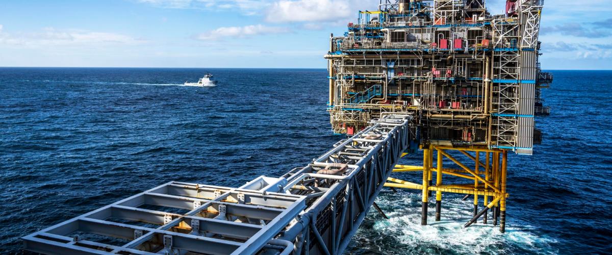 Una piattaforma dell’impianto Nord Stream