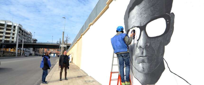 Il murale in ricordo di Pasolini realizzato a Bari dall’associazione Retake in occasione dei 100 anni dalla nascita Il murale in ricordo di Pasolini realizzato a Bari dall’associazione Retake in occasione dei 100 anni dalla nascita
