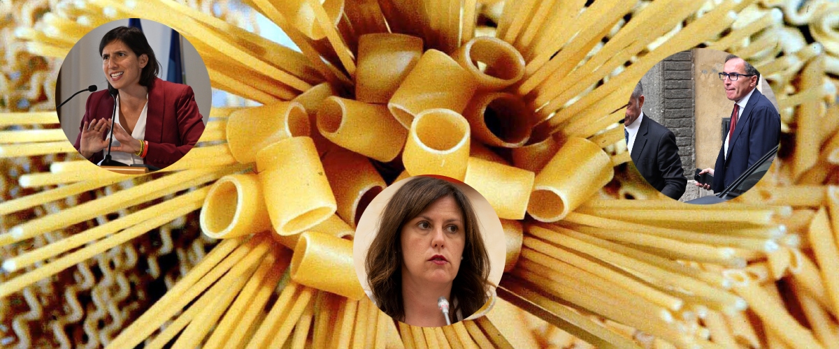 La pasta fa strozzare la sinistra, Palazzo Chigi spegne le isterie: “Stiamo trattando per evitare i super-dazi”. Ma al Pd non sta bene