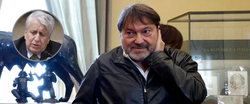Sigfrido Ranucci. In alto, Luigi Manconi Sigfrido Ranucci. In alto, Luigi Manconi