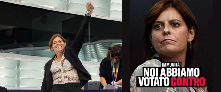 Ilaria Salis si salva ancora una volta per un voto ed esulta col pugno chiuso. Procaccini: “Vergogna. Un voto che legittima la violenza politica”