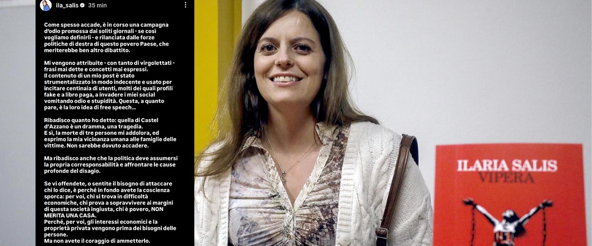 Strage di Padova, Salis s’indigna: “Mie frasi strumentalizzate, contro di me odio da destra”. E finalmente ricorda i carabinieri