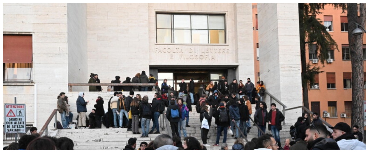 la facolt224 di lettere della sapienza si accoda alla linea pro pal e blocca gli accordi con israele