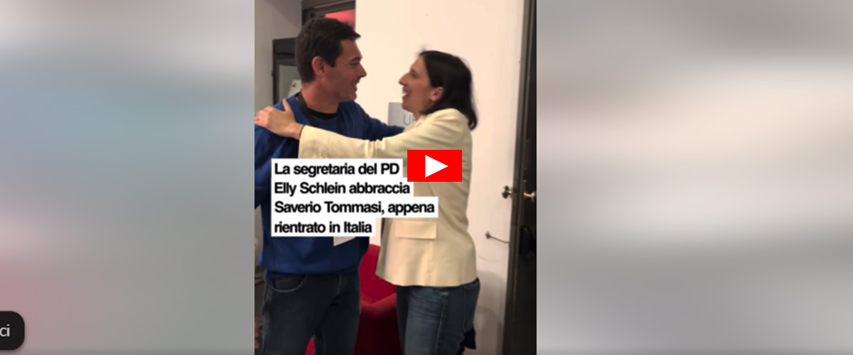 Lo strabismo della Schlein sui giornalisti: abbraccia la “vittima” degli israeliani, ignora quella dei Pro Pal incappucciati