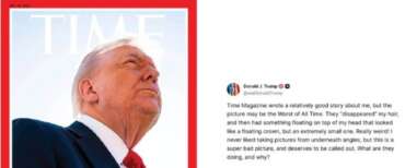 Trump superstar, Time gli dedica la copertina. Ma lui: “È la foto peggiore di sempre, mi hanno tolto i capelli”