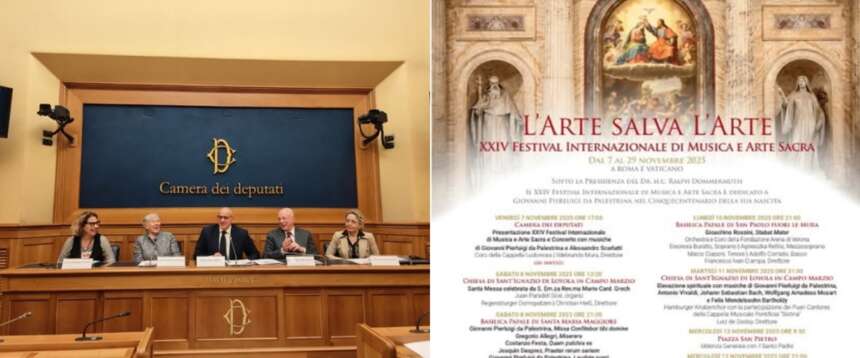 Sala della Regina, la Camera ospita la 24esima edizione del Festival internazionale di Musica e Arte sacra