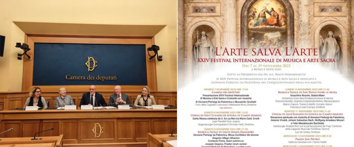 Sala della Regina, la Camera ospita la 24esima edizione del Festival internazionale di Musica e Arte sacra Sala della Regina, la Camera ospita la 24esima edizione del Festival internazionale di Musica e Arte sacra