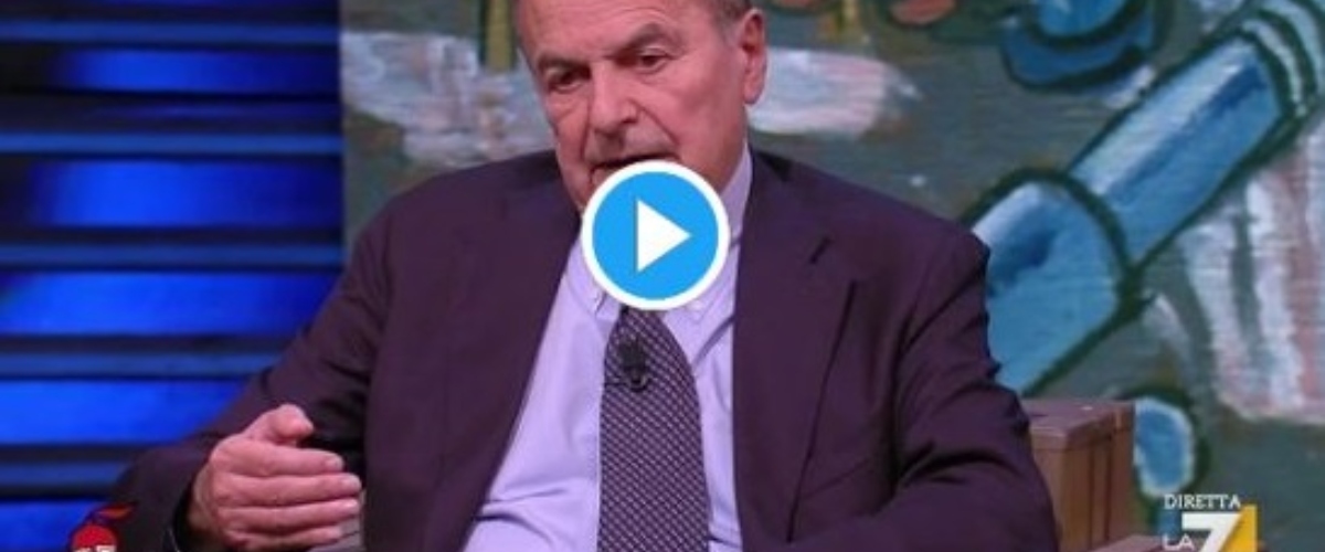 Date una camomilla a Bersani: ha avuto una crisi isterica per il salto anti comunista di Meloni (video)