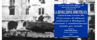Ungheria 1956, rivoluzione dimenticata: rievocazione al Cis con filmati inediti da una Budapest devastata dall’Armata rossa