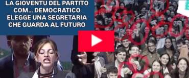 La gaffe del presidente dei Giovani democratici: “Siamo una risorsa per il Partito Com…”. Poi si corregge. Pugni chiusi a fine congresso (video)