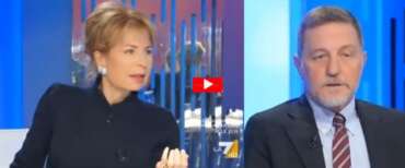 Gruber vs Giannini, troppo erudito l’attacco alla Meloni, e scatta la gag involontariamente comica