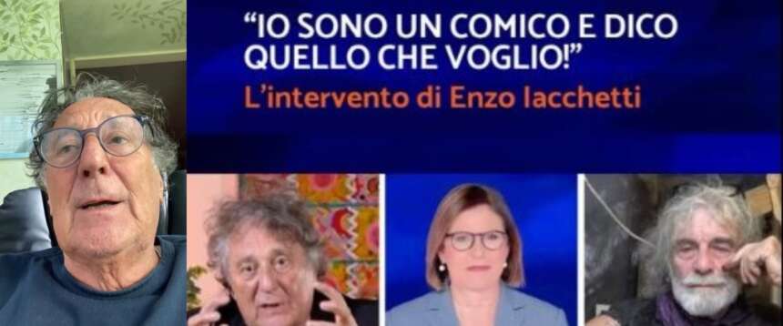 Enzo Iacchetti da comico tv a guru pro-Pal