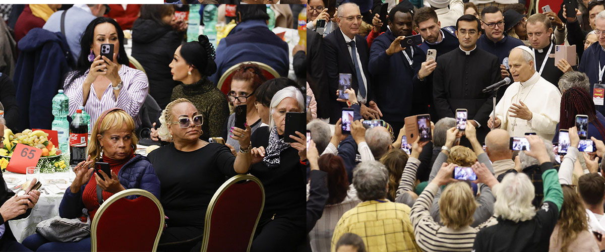 Il Papa a pranzo con i poveri e una cinquantina di trans, nel segno di Bergoglio. “Ma davvero il Vaticano ci vuole qui?” Il Papa a pranzo con i poveri e una cinquantina di trans, nel segno di Bergoglio. “Ma davvero il Vaticano ci vuole qui?”