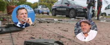 FdI chiede chiarimenti al ministro Nordio sulle indagini sull’attentato a Ranucci. Nei cerchi, il giornalista e il senatore Balboni