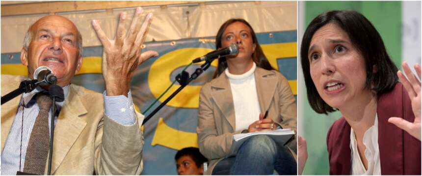 Altre sinistre, altri tempi: quando Bertinotti sfidava a viso aperto il ring di Atreju. Oggi Schlein traballa e detta le condizioni