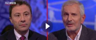 Bocchino a PiazzaPulita stende il saputello Carofiglio: “Non abbiamo bisogno di imparare da te”