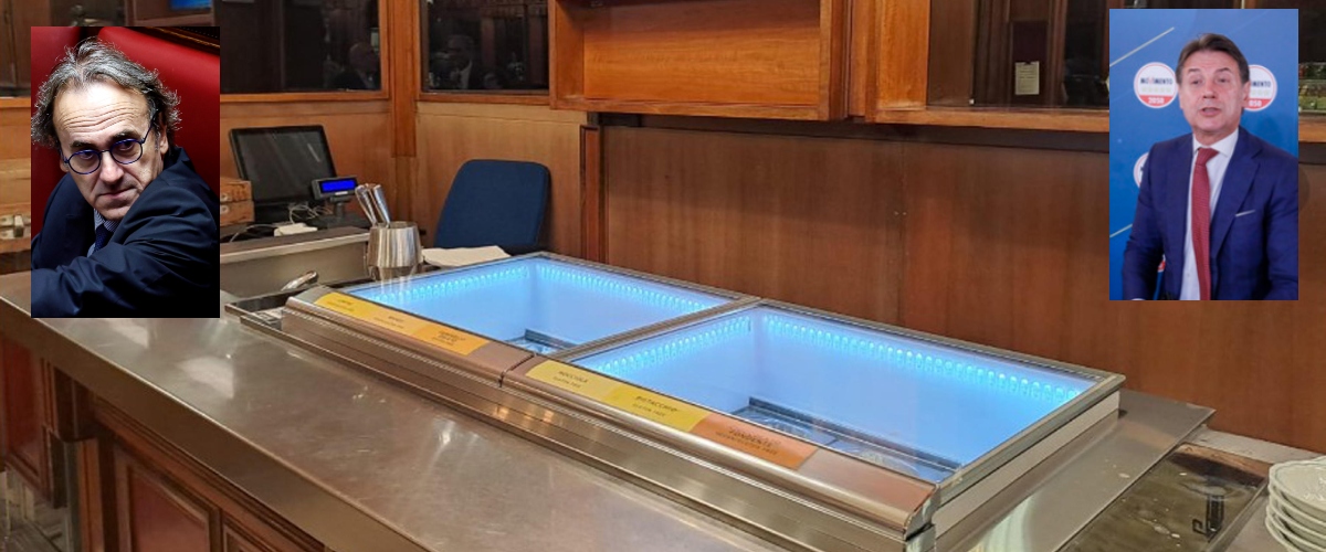 Campo largo, divisi su tutto, ma uniti contro il gelato alla Camera: tra Conte a dieta e la crema alla lotta di classe di Bonelli, monta la panna Campo largo, divisi su tutto, ma uniti contro il gelato alla Camera: tra Conte a dieta e la crema alla lotta di classe di Bonelli, monta la panna