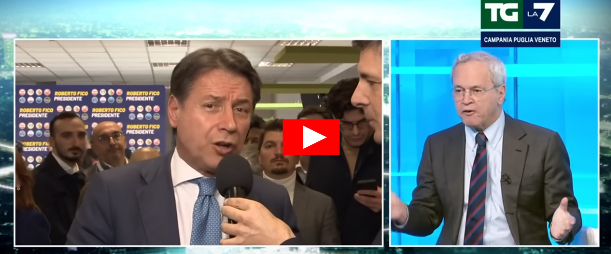 mentana reagisce a una bufala grillina figuraccia in diretta di conte nessuno ha mai detto che putin sta crollando