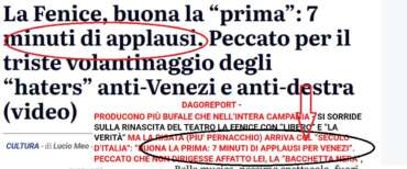 Dago-svista si auto-spernacchia sulla Venezi: il “Secolo” non le ha mai attribuito i sette minuti di applausi