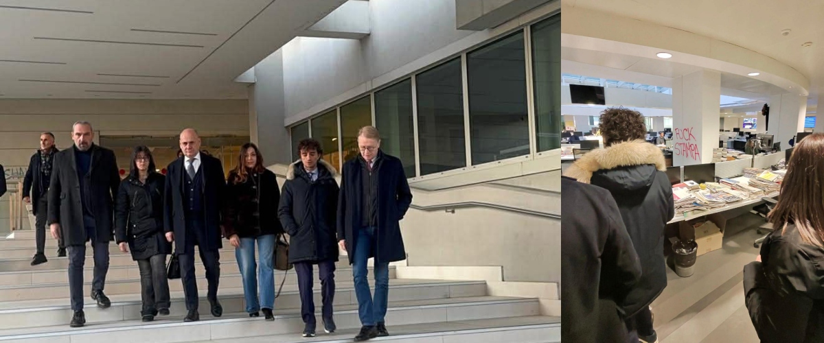 Fratelli d’Italia alla sede della Stampa: solidarietà e rigorosa difesa della libertà d’informazione