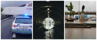 Genova in ginocchio per il maltempo: trombe d’aria e frane, abbattuto un camion (video)