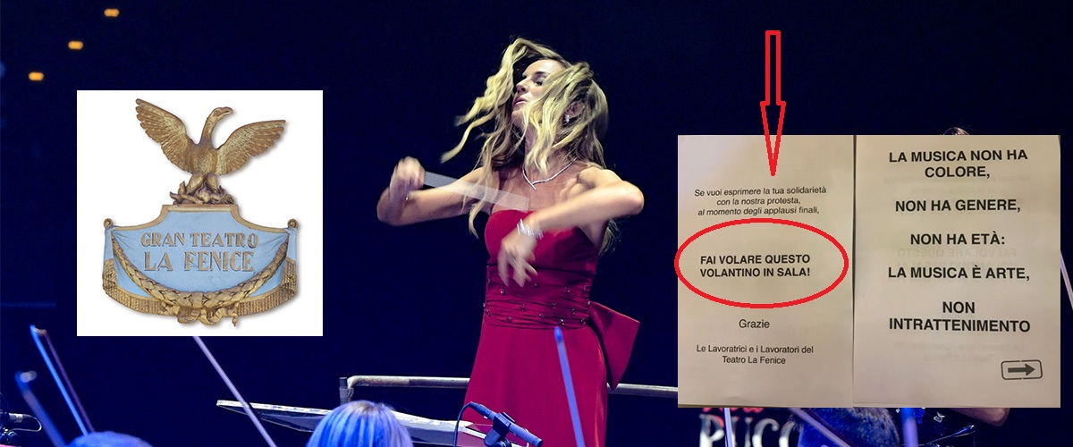 la fenice buona la prima 7 minuti di applausi peccato per il triste volantinaggio degli haters anti venezi e anti destra video da Secoloditalia.it la fenice buona la prima 7 minuti di applausi peccato per il triste volantinaggio degli haters anti venezi e anti destra video