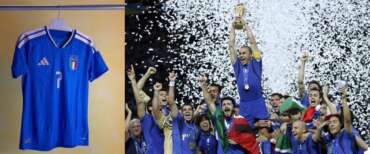 “Azzurra”, la maglia del kit per i mondiali 2026, richiama diversi dettagli della divisa con cui l’Italia trionfò in Germania nel 2006