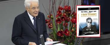 Mattarella cita il dottor Stranamore: da Berlino il monito contro le guerre e i nuovi amanti della “bombe”