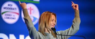 Giorgia Meloni in Puglia a sostegno di Luigi Lobuono