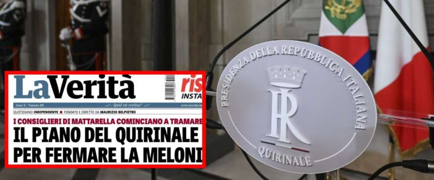 “Piano per fermare Meloni”: Bignami chiede una smentita. Il Quirinale: ridicolo. Ma Belpietro conferma