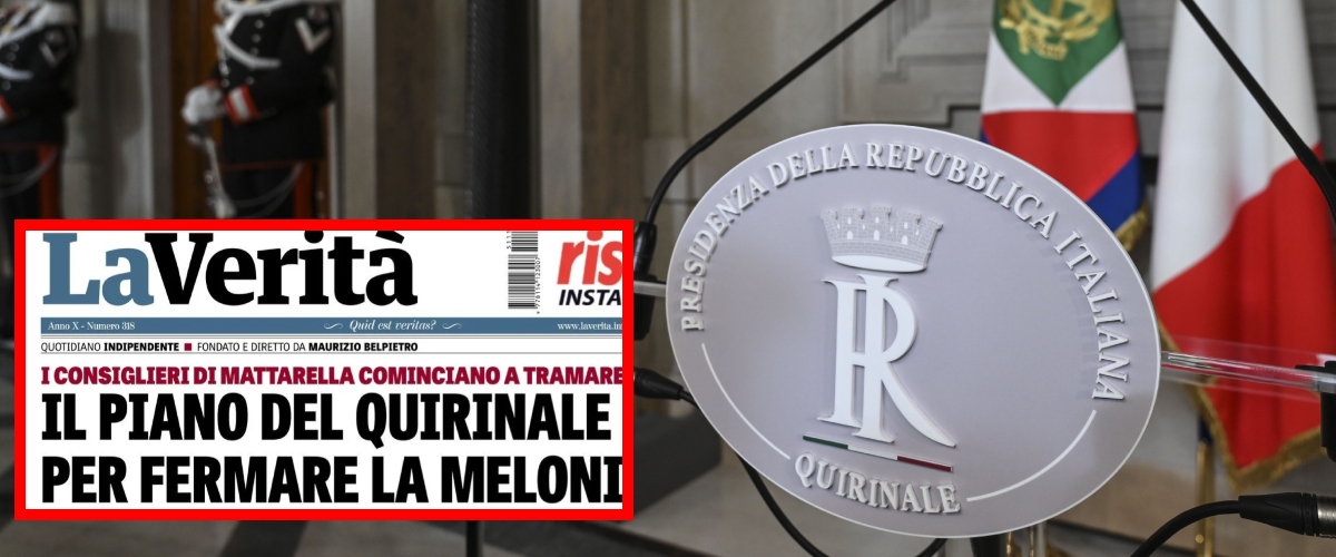 “Piano per fermare Meloni”: Bignami chiede una smentita. Il Quirinale: ridicolo. Ma Belpietro conferma