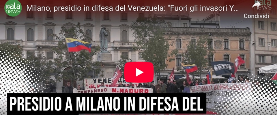 Da pro Pal a pro Maduro: a Milano la manifestazione degli antagonisti che appoggiano il regime venezuelano (video) Da pro Pal a pro Maduro: a Milano la manifestazione degli antagonisti che appoggiano il regime venezuelano (video)