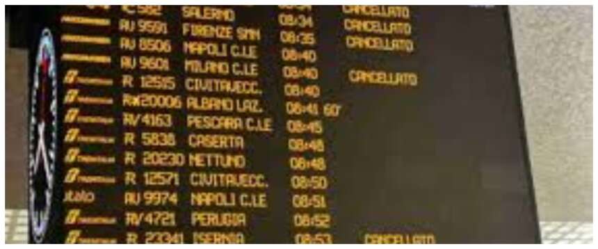 Sciopero treni