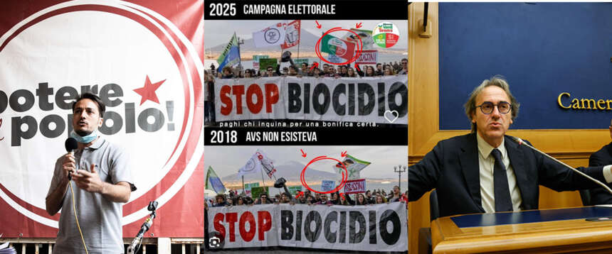 Tarocco e martello, rissa a sinistra su una foto. Potere al Popolo accusa Avs: “Hanno inserito la loro bandiera  con l’Ia”