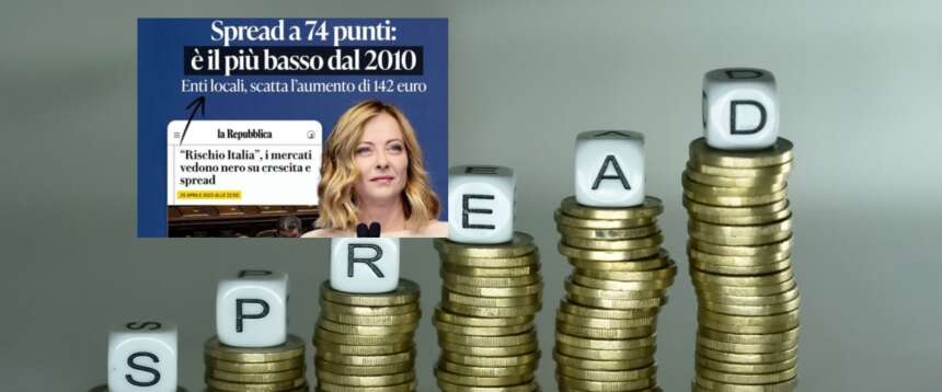 Lo spread è ai minimi, ai livelli più bassi dal 2010, ma stranamente nessuno ne parla. Un altro schiaffo alle opposizioni