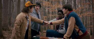 Una scena di Stranger Things