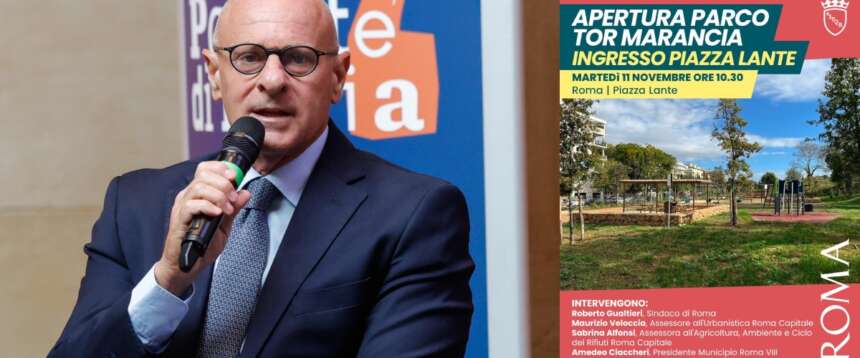 Lo sgarbo di Gualtieri alla destra. Inaugura uno spazio verde a Tor Marancia e si dimentica chi l’ha salvata dal cemento