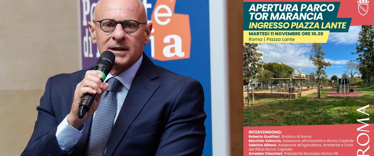 Lo sgarbo di Gualtieri alla destra. Inaugura uno spazio verde a Tor Marancia e si dimentica chi l’ha salvata dal cemento
