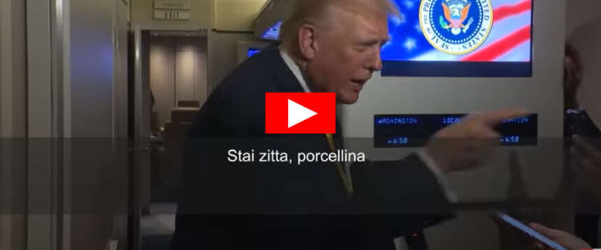 Trump insulta una giornalista per una domanda sul caso Epstein: “Stai zitta, porcellina!” (video)