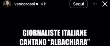 Vasco Rossi posta ‘Albachiara’ di Giornaliste Italiane e lascia tutti… senza parole