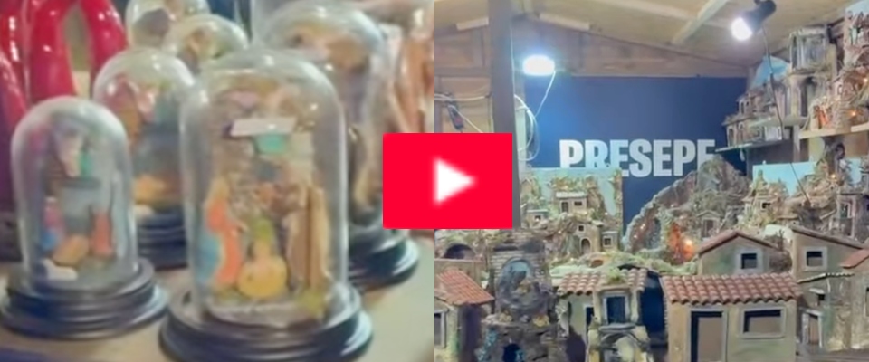 Ad Atreju il presepe si fa come si deve: niente statuine woke e volti censurati negli stand artigianali (video)