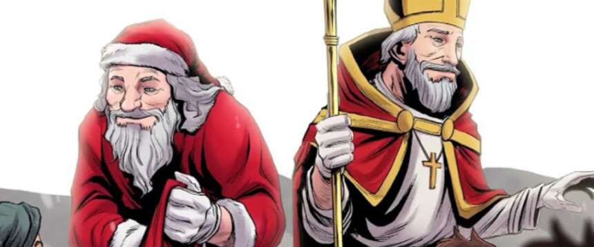 La “leggenda” di Babbo Natale prende spunto da San Nicola: il vescovo generoso che portava i doni ai bambini