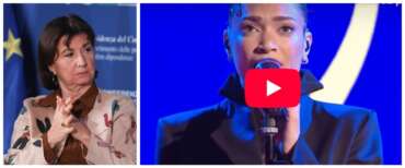 Mai dire Roccella a Elodie: la cantante gira la testa e strilla come la bambina dell’Esorcista (video)