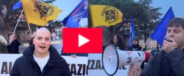 Gioventù nazionale Ferrara scende in piazza a Portomaggiore: “Stop all’islamizzazione prima che sia troppo tardi” (video)