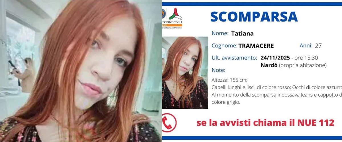 giallo sulla scomparsa della 27enne tatiana tramacere nel salento si indaga per istigazione al suicidio da Secoloditalia.it giallo sulla scomparsa della 27enne tatiana tramacere nel salento si indaga per istigazione al suicidio