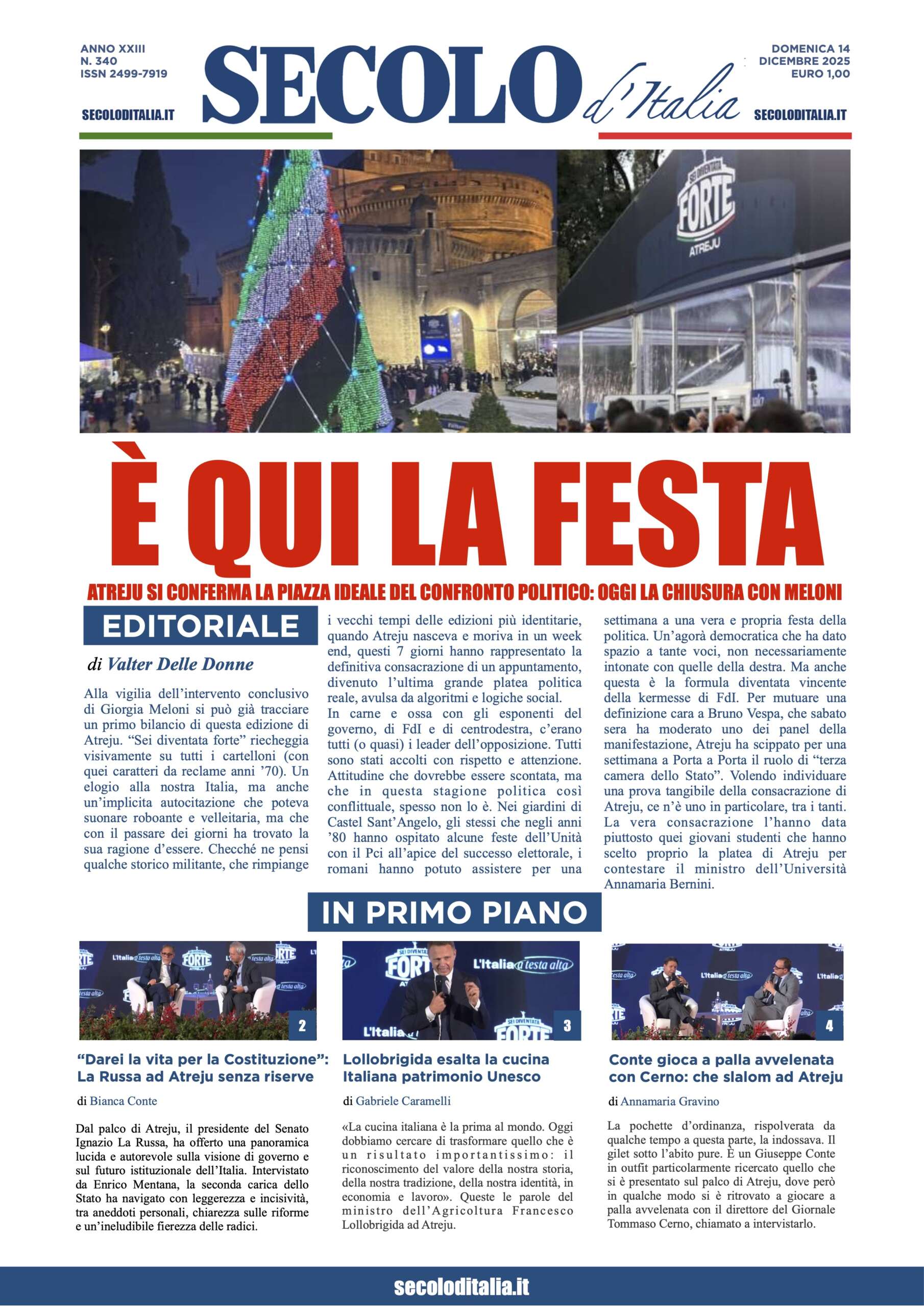 Domenica 14 dicembre 2025