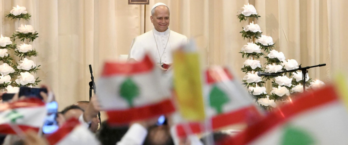 Papa Leone in Libano, ultima tappa al porto di Beirut: “Questa terra unisce le religioni”